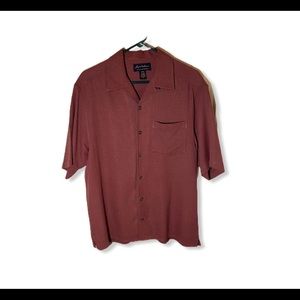 Byron Nelson button down short sleeve medium